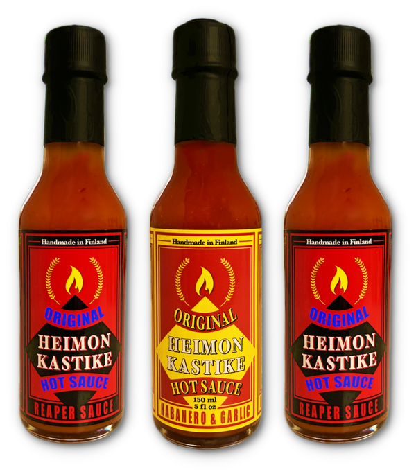 HOT-HOT-HOT – Hot Sauce Setti | Heimon Tuliset Kastikkeet